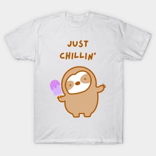 Just Chillin’ Popsicle Sloth T-Shirt